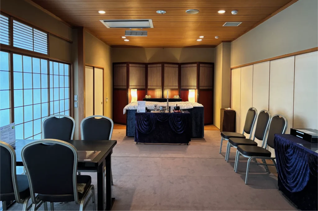 本社安置施設（ 松田町）：祭壇